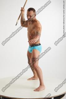 01 Garrott Man Fighting With Spear